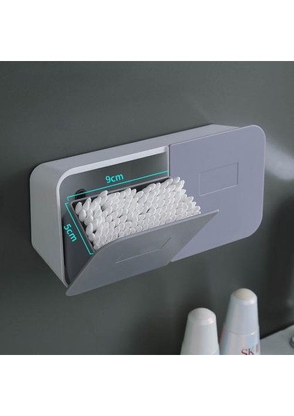 Katlanır Plastik Makyaj Organize Makyaj Depolama Raf Tutucu Banyo Pamuk Pedleri Raf Duvar Asılı Kozmetik Depolama Organizatör | Makyaj Organizatörleri (Yurt Dışından) fiyatları