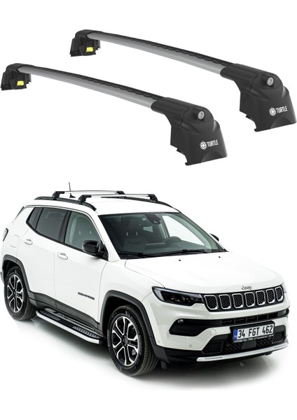 Jeep Compass (MP/552) 2017-2023 Turtle Air2 Ara Atkı Gri