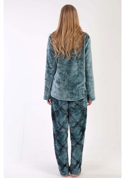 Kadın Welsoft Uzun Kol Pijama Takım