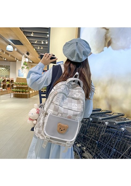 Sırt Çantası Kız Taze Okul Çantası Kore Rahat Ortaokul Öğrencisi Kız Sırt Çantası (Yurt Dışından) fırsatları