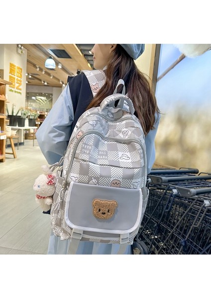 Sırt Çantası Kız Taze Okul Çantası Kore Rahat Ortaokul Öğrencisi Kız Sırt Çantası (Yurt Dışından) fiyatları