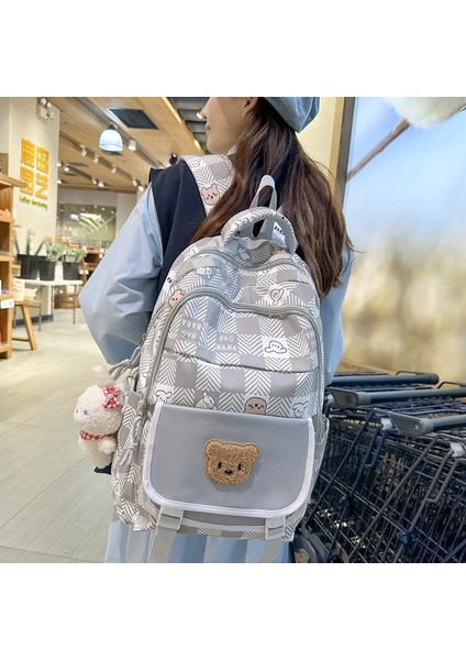 Sırt Çantası Kız Taze Okul Çantası Kore Rahat Ortaokul Öğrencisi Kız Sırt Çantası (Yurt Dışından) indirimleri