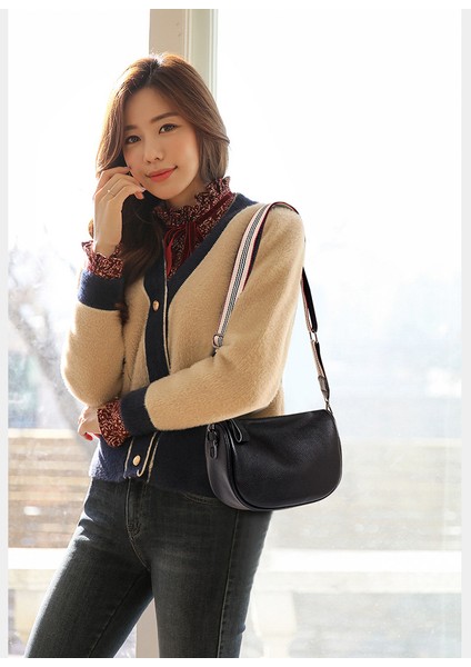 Hakiki Deri Çanta Kadın Çantası 2023 Yeni Stil Basit Moda Vintage Geniş Omuz Askısı Tek Omuz Çapraz Omuz Çantası Bags Yumuşak Deri Kare Çanta (Yurt Dışından) modelleri