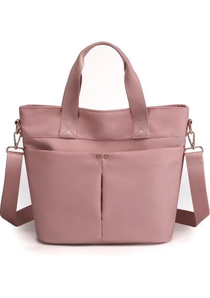 Kentsel Basit Omuz Çantası Basit ve Şık Büyük Kapasiteli Çanta Sonbahar ve Kış Yeni Naylon Taşınabilir Bayan Crossbody Çanta (Yurt Dışından)