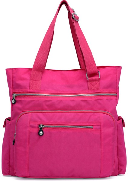 Moda Rahat Kadın Çantası 2023 Yeni Omuz Bayan Naylon Hafif Bagaj Çantası Çanta (Yurt Dışından)