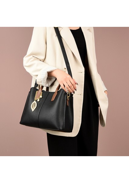 2023 Yeni El Çantası Avrupa ve Amerikan Retro Kadın Çantası Çok Katmanlı Büyük Kapasiteli Tek Omuzlu Eğimli (Yurt Dışından) fiyatları