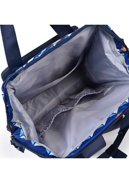 Yeni Moda Baskı Çok Fonksiyonlu Omuzlu Anne Çantası Büyük Kapasiteli Anne ve Bebek Sırt Çantası Çok Bölmeli Bebek Bezi Çantası (Yurt Dışından) fiyatları