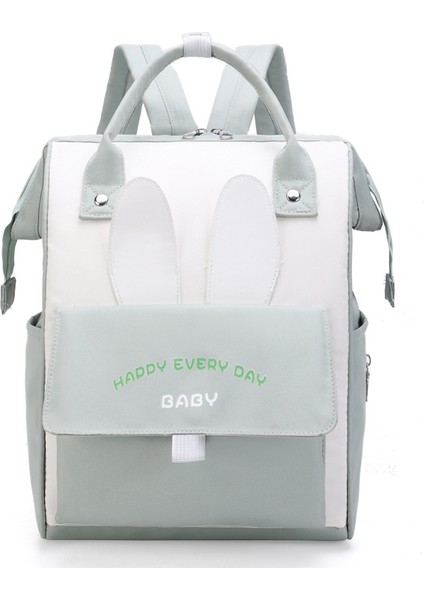 Büyük Kapasiteli Çok Fonksiyonlu Mumya Çantası Su Geçirmez Bebek Malzemeleri Saklama Çantası Taşınabilir Taşınabilir Çok Bölmeli Anne Bebek Çantası (Yurt Dışından)