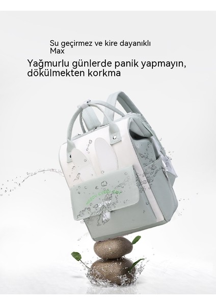 Büyük Kapasiteli Çok Fonksiyonlu Mumya Çantası Su Geçirmez Bebek Malzemeleri Saklama Çantası Taşınabilir Taşınabilir Çok Bölmeli Anne Bebek Çantası (Yurt Dışından) indirimleri