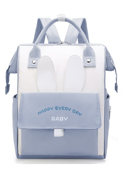 Büyük Kapasiteli Çok Fonksiyonlu Mumya Çantası Su Geçirmez Bebek Malzemeleri Saklama Çantası Taşınabilir Taşınabilir Çok Bölmeli Anne Bebek Çantası (Yurt Dışından)