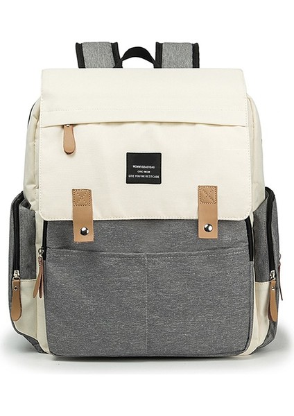 2023 Sıcak Satış Çift Omuz Anne Çanta Anne Çanta Çok Fonksiyonlu Büyük Kapasiteli Çok Fonksiyonlu Moda Çift Omuz Sırt Çantası (Yurt Dışından)