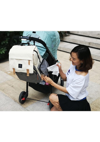 2023 Sıcak Satış Çift Omuz Anne Çanta Anne Çanta Çok Fonksiyonlu Büyük Kapasiteli Çok Fonksiyonlu Moda Çift Omuz Sırt Çantası (Yurt Dışından) modelleri