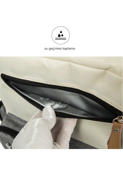 2023 Sıcak Satış Çift Omuz Anne Çanta Anne Çanta Çok Fonksiyonlu Büyük Kapasiteli Çok Fonksiyonlu Moda Çift Omuz Sırt Çantası (Yurt Dışından) fırsatları