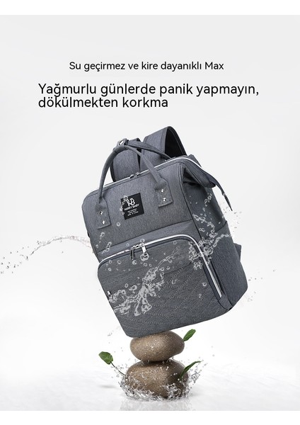 Anne ve Baba 2023 Yaz Yeni Anne ve Bebek Çantası Çok Fonksiyonlu Sırt Çantası Büyük Kapasiteli Hafif ve Taşınabilir Seyahat Için Gerekli (Yurt Dışından) modelleri