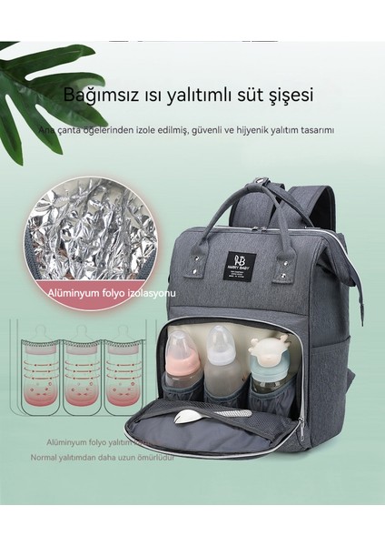 Anne ve Baba 2023 Yaz Yeni Anne ve Bebek Çantası Çok Fonksiyonlu Sırt Çantası Büyük Kapasiteli Hafif ve Taşınabilir Seyahat Için Gerekli (Yurt Dışından) fırsatları