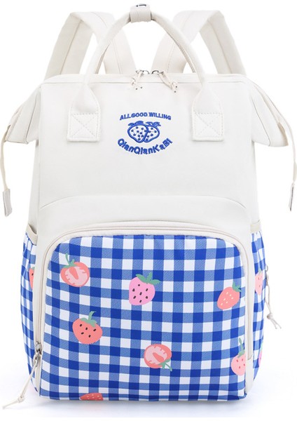 Taze Ekose Baskılı Anne Torbası (Yurt Dışından)