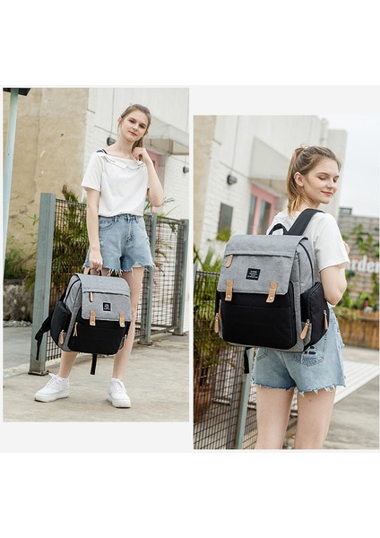 2023 Sıcak Satış Çift Omuz Anne Çanta Anne Çanta Çok Fonksiyonlu Büyük Kapasiteli Çok Fonksiyonlu Moda Çift Omuz Sırt Çantası (Yurt Dışından) fiyatları