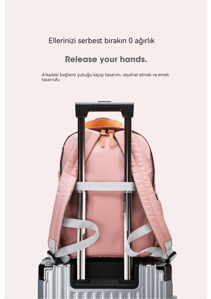 Anne Çantası Çok Fonksiyonlu Anne ve Bebek Çantası Moda Hafif Anne ve Bebek Süt Saklama Çantası 2023 Büyük Kapasiteli Sırt Çantası (Yurt Dışından) modelleri