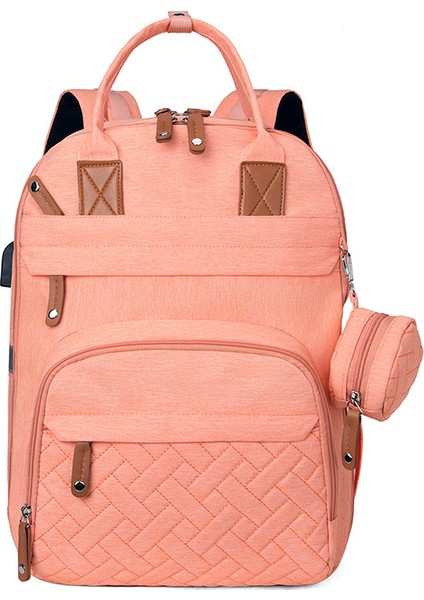Anne ve Bebek Çantası Çok Fonksiyonlu USB Şarj Kılıfı Rot Kolu Kuru ve Islak Ayırma Anne Paketi Su Geçirmez Mummy Bag (Yurt Dışından)