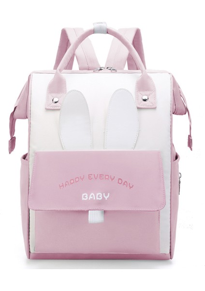 Büyük Kapasiteli Çok Fonksiyonlu Mumya Çantası Su Geçirmez Bebek Malzemeleri Saklama Çantası Taşınabilir Taşınabilir Çok Bölmeli Anne Bebek Çantası (Yurt Dışından)