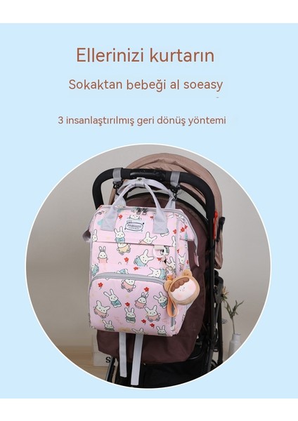 Yeni Çiçek Mumya Çanta Büyük Kapasiteli Hafif Su Geçirmez Kompozit Kumaş Anne Çanta Omuz El Bebek Çanta Bebek Bezi Çanta (Yurt Dışından) fiyatları