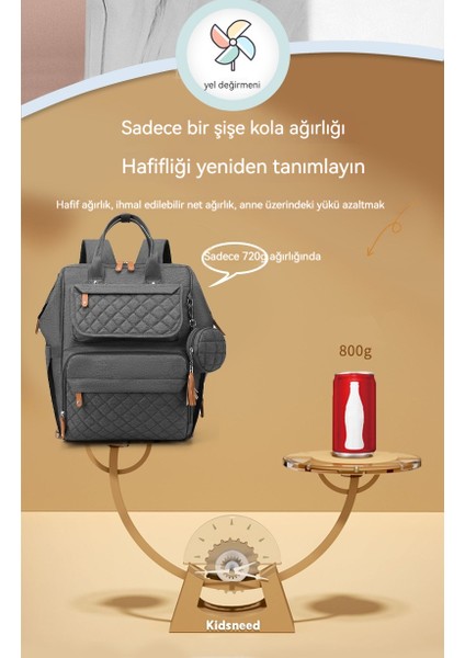 Islak ve Kuru Ayrılmış Anne Bebek Çantası 2023 Yeni Moda Büyük Kapasiteli Anne Çanta Alüminyum Folyo Yalıtım Süt Saklama Çantası Omuz Çantası (Yurt Dışından)