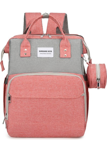 Mumya Çanta Yatak Çantası Çok Fonksiyonlu Taşınabilir Süt Saklama Yalıtım Çantası 2023 Yeni Sıcak Anne Seyahat Esastır (Yurt Dışından)