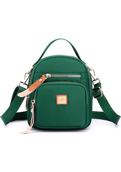 Yeni Omuz Çantası Kadın Açık Eğlence Crossbody Çantası Basit Taşınabilir Cep Telefonu Anahtar Para Cüzdanı (Yurt Dışından)