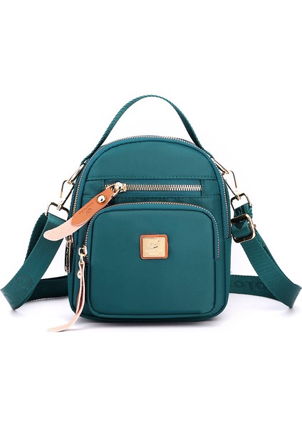 Yeni Omuz Çantası Kadın Açık Eğlence Crossbody Çantası Basit Taşınabilir Cep Telefonu Anahtar Para Cüzdanı (Yurt Dışından)