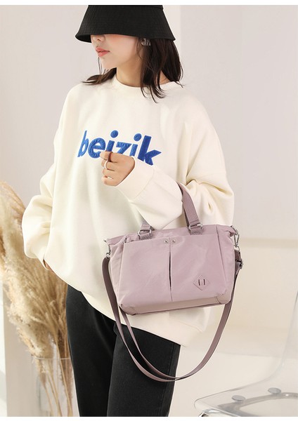 2023 Yeni Moda Trend Omuz Çantası Çok Katlı Büyük Kapasiteli Messenger Çantası Banliyö Anti-Sıçrayan Su Kore Sırt Çantası (Yurt Dışından) fiyatları