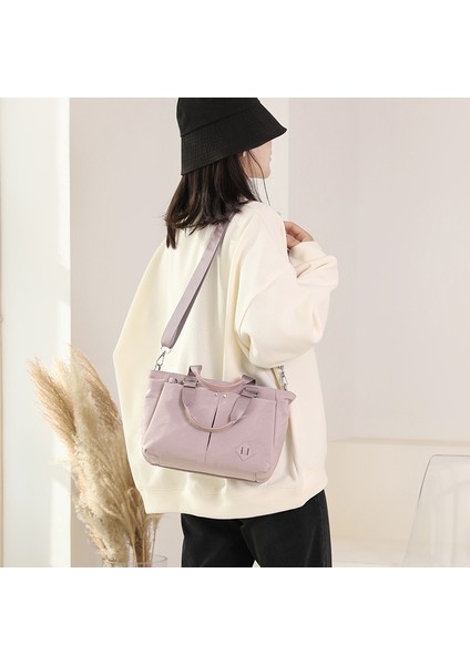 2023 Yeni Moda Trend Omuz Çantası Çok Katlı Büyük Kapasiteli Messenger Çantası Banliyö Anti-Sıçrayan Su Kore Sırt Çantası (Yurt Dışından) indirimleri