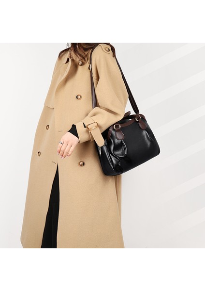 Çanta 2023 Yeni Kadın Çanta Avrupa ve Amerikan Retro Büyük Kapasiteli Crossbody Çanta Rahat Basit El Çantası (Yurt Dışından) fiyatları