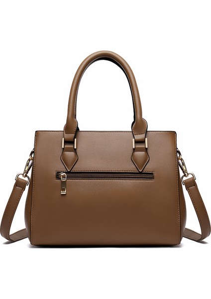 Bayan Çanta 2023 Yeni Yüksek Kaliteli Büyük Kapasiteli Messenger Çanta Avrupa ve Amerikan Moda Handbag Çanta (Yurt Dışından)