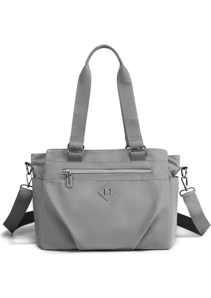 Kadın Çantası Yeni Moda Trendi Omuzdan Askili Çanta Büyük Kapasiteli Çok Katmanlı Taşınabilir Eğik Sırt Çantası Basit Seyahat Koltuk Altı Çantası (Yurt Dışından)