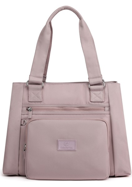 Kadın Çantası Moda Trendi Büyük Kapasiteli Omuzdan Askili Çanta Iş Işe Gidip Gelmek Su Geçirmez Tote Çanta Rahat Taşınabilir Naylon Seyahat Çantası (Yurt Dışından)