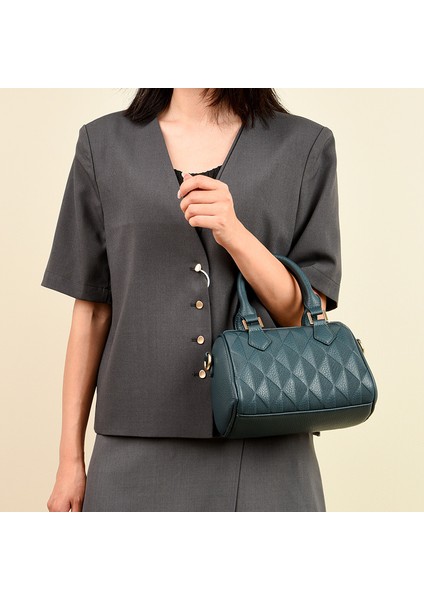 Çantalar 2023 Yeni Boston Kadın Çantası Yastık Çantası Trend Çapraz Büyük Kapasiteli El Çantası (Yurt Dışından) fiyatları