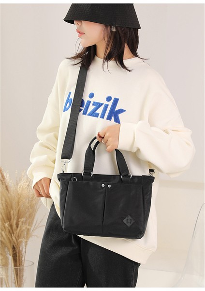 2023 Yeni Moda Trend Omuz Çantası Çok Katlı Büyük Kapasiteli Messenger Çantası Banliyö Anti-Sıçrayan Su Kore Sırt Çantası (Yurt Dışından) fiyatları