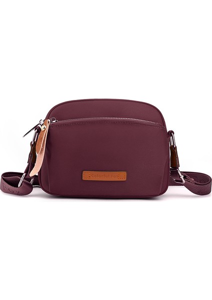 Yeni Omuz Çantası Bayan Japon Trendy Crossbody Çanta Anti-Sıçrayan Su Naylon Anahtar Para Cüzdanı (Yurt Dışından)