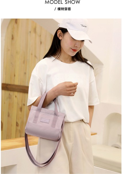 Su Geçirmez Naylon Kadın Çantası Moda Basit Kişilik Messenger Çanta Alışveriş Taşınabilir Vahşi Omuz Çantası (Yurt Dışından) fiyatları