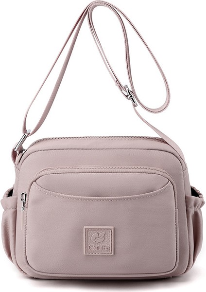 Bayanlar Taşınabilir Cep Telefonu Çantası Japon Tarzı Basit Çok Katmanlı Omuz Çantası Moda Trendi Crossbody Çanta (Yurt Dışından)