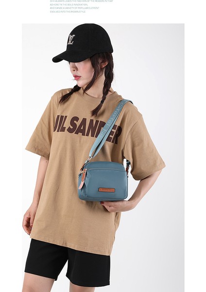 Yeni Omuz Çantası Bayan Japon Trendy Crossbody Çanta Anti-Sıçrayan Su Naylon Anahtar Para Cüzdanı (Yurt Dışından) modelleri