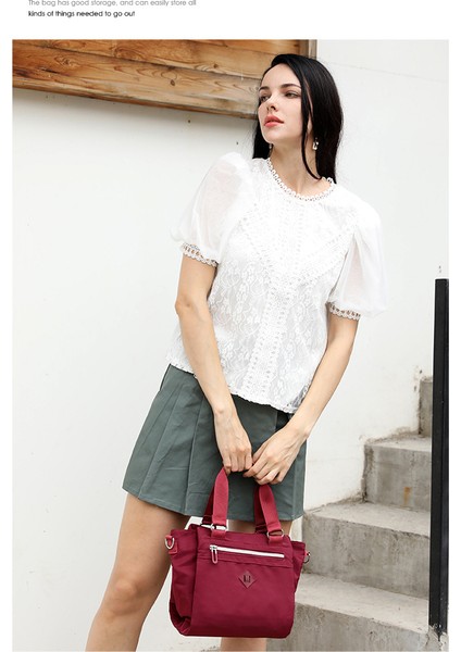 Kadınlar Için Yeni Moda, Çok Yönlü, Rahat Omuz Çantası, Büyük Kapasiteli, Çok Katmanlı, Basit Çapraz Askılı Çanta (Yurt Dışından) modelleri