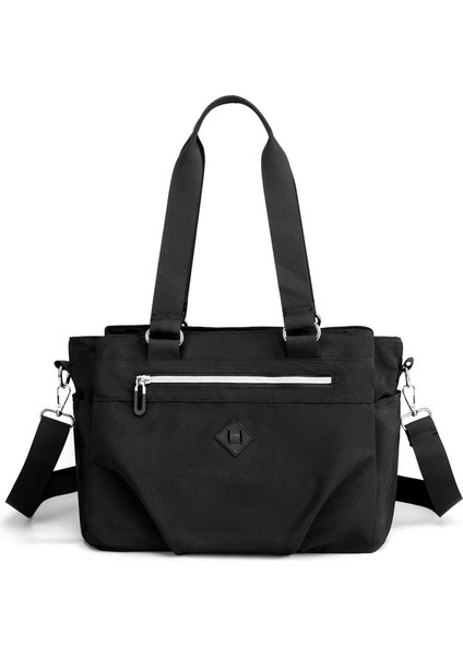 Kadın Çantası Yeni Moda Trendi Omuzdan Askili Çanta Büyük Kapasiteli Çok Katmanlı Taşınabilir Eğik Sırt Çantası Basit Seyahat Koltuk Altı Çantası (Yurt Dışından)