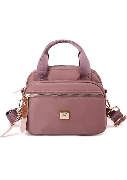 Yeni Bayan Moda Omuz Çantası Moda Basit Çok Katmanlı Messenger Çanta Anti-Sıçrama Naylon Çanta (Yurt Dışından)