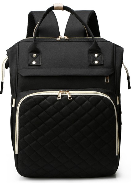 Mumya Çantası Taşınabilir Omuzlar Çok Fonksiyonlu Taşınabilir Süt Saklama Çantası 2023 Yeni Açık Moda Sırt Çantası (Yurt Dışından)