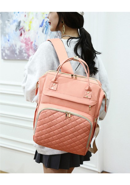 Mumya Çantası Taşınabilir Omuzlar Çok Fonksiyonlu Taşınabilir Süt Saklama Çantası 2023 Yeni Açık Moda Sırt Çantası (Yurt Dışından) fiyatları