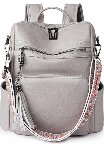 Sırt Çantası Hafif Kız Vintage Sırt Çantası Büyük Kapasiteli Bayan Sırt Çantası Backpack Tek Çanta (Yurt Dışından)