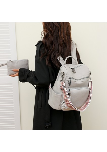 Sırt Çantası Hafif Kız Vintage Sırt Çantası Büyük Kapasiteli Bayan Sırt Çantası Backpack Tek Çanta (Yurt Dışından) fiyatları