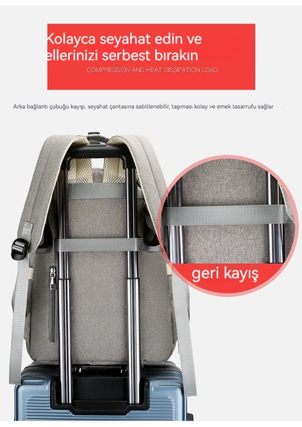 Anne Çantası 2023 Yeni Moda Taşınabilir Büyük Kapasiteli Sırt Çantası Anne ve Bebek Anne Dışarı Hafif Çok Fonksiyonlu Sırt Çantası (Yurt Dışından) fiyatları