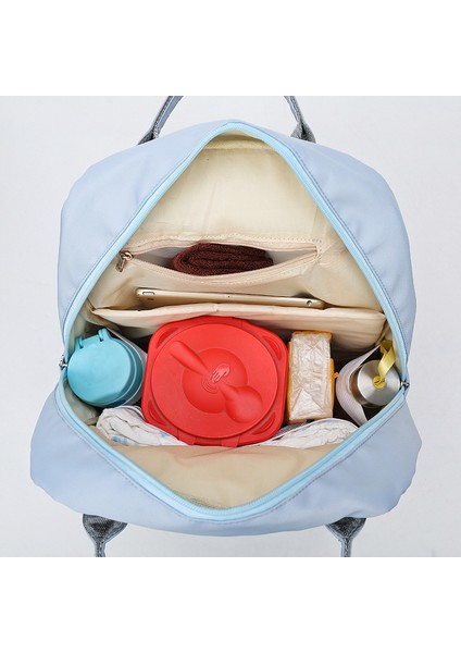 Büyük Kapasiteli Nakış Anne Bebek Çantası Çok Fonksiyonlu Ultra Hafif Su Geçirmez Taşınabilir Bebek Bezi Çantası Bebek Yalıtım Anne Çantası (Yurt Dışından) indirimleri